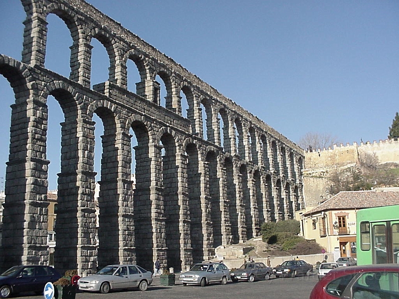 Roman Aquaducts In Segovia 1.jpg